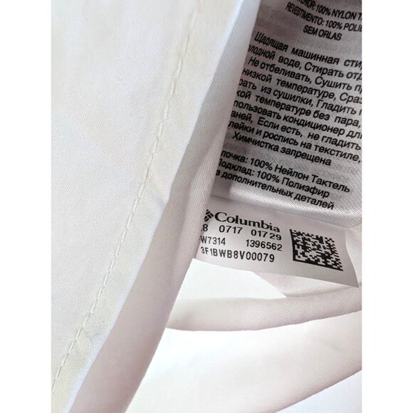 Columbia Shirt Women's Size 3X PFG Bahama Button Front Vented Omni Shade NEW - Picture 9 of 9